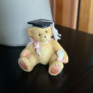 Graduation Teddy Bear Figurine